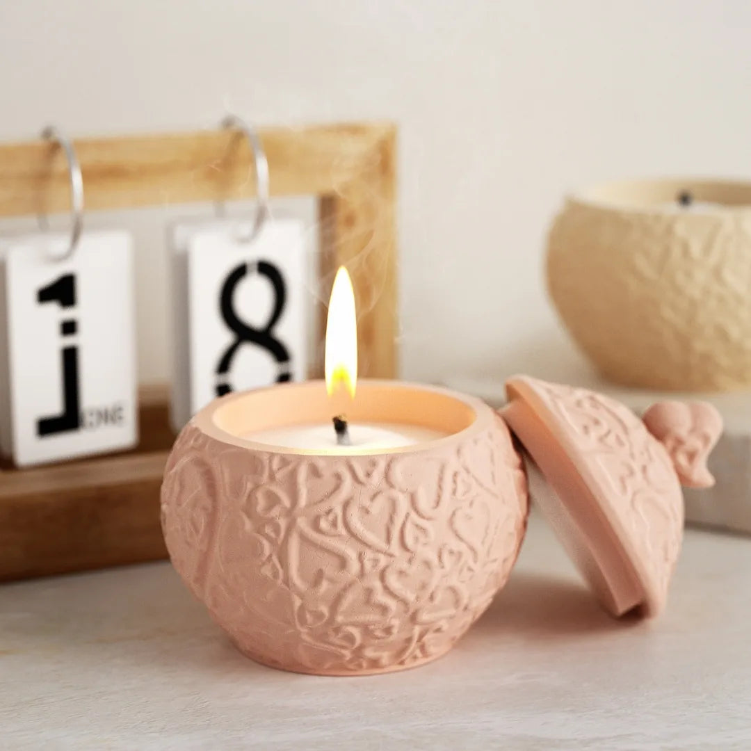 Heart design resin storage box silicone mould, reusable flexible mould for epoxy resin casting in India