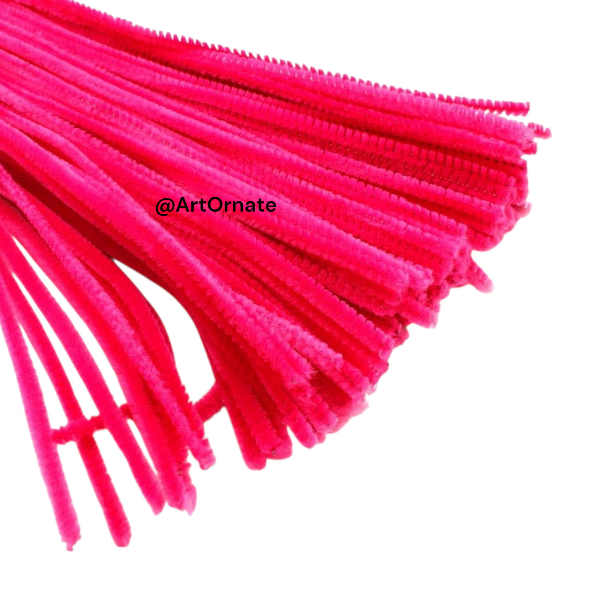 Assorted color craft pipe cleaners for DIY decoration and school projects in Kolkata, West Bengal – soft chenille craft stems