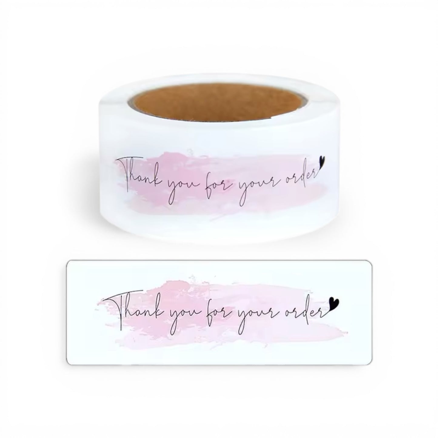 High quality thank you stickers for resin art material orders in Bangalore India artist packaging supplies