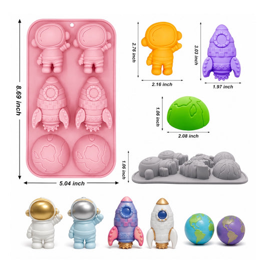 Astronaut Earth Silicone Mould
