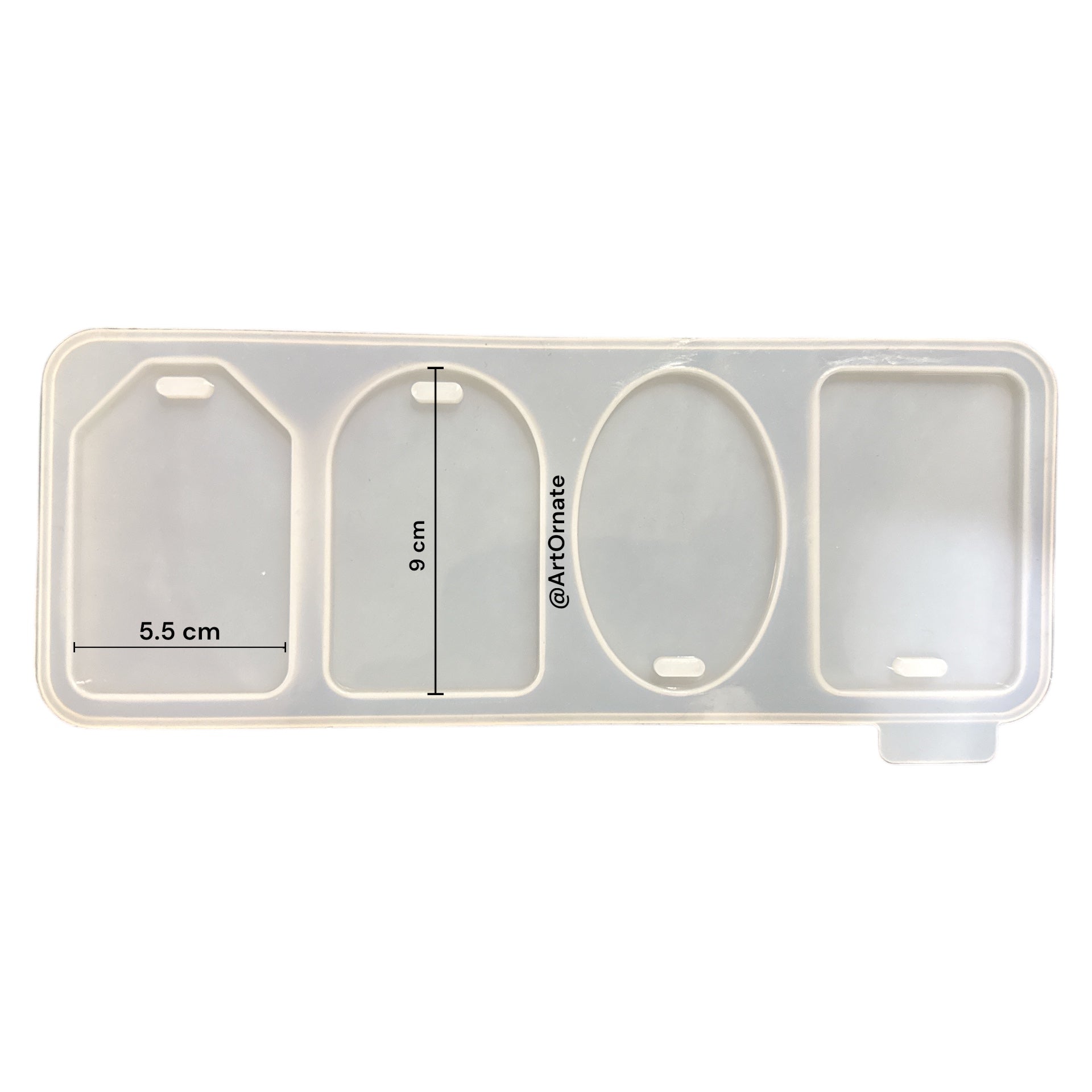 Buy luggage tag silicone mould online India. Durable resin art mould for making custom travel name tags and keychains wholesale.