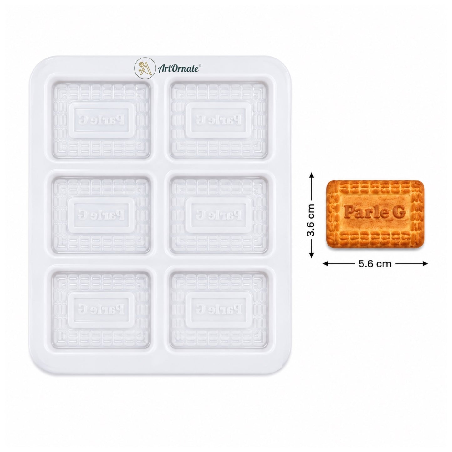 Parle G Biscuit Silicone Mould