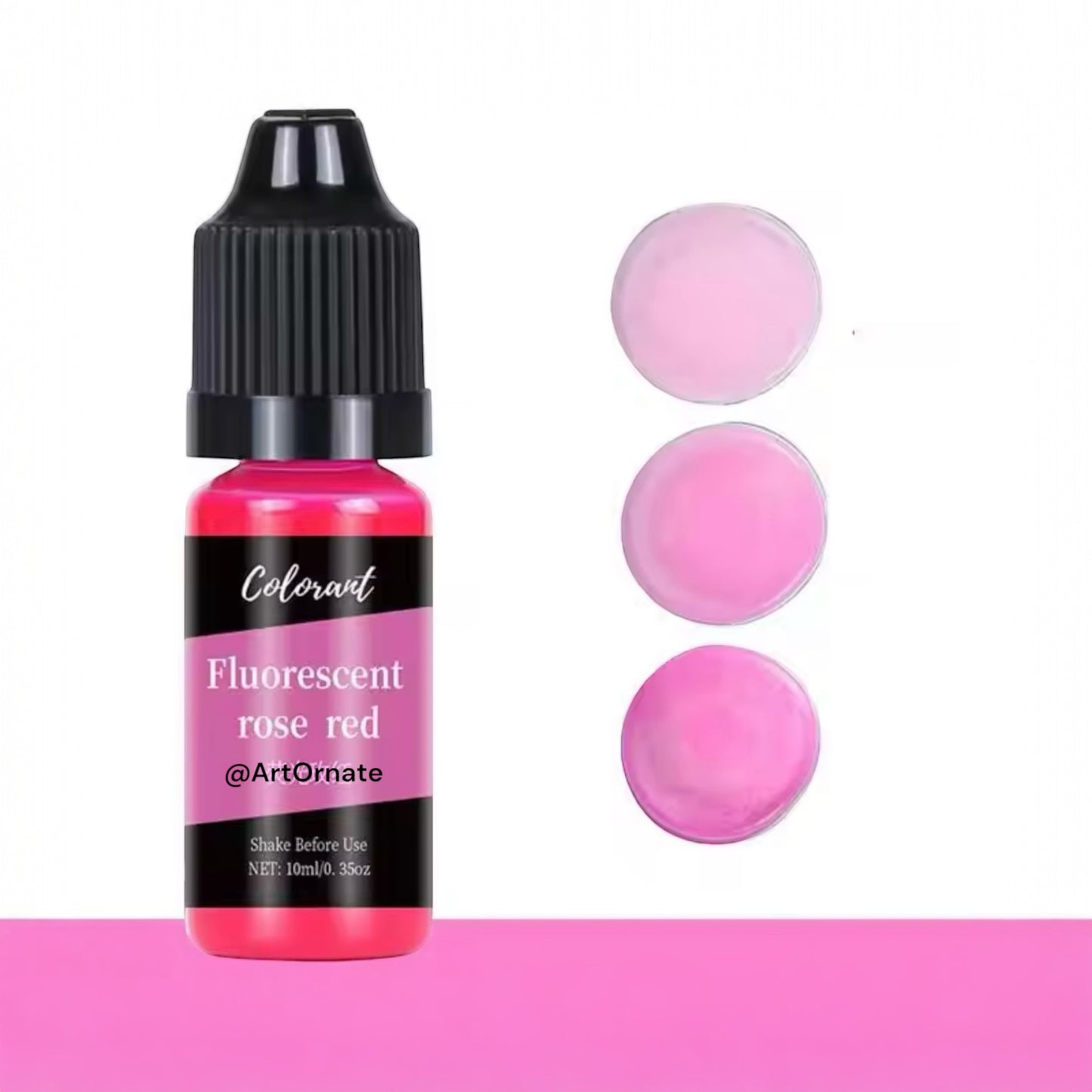 Fluorescent Rose Red Pigment for Candle, Soap & Silicone Mould Crafts – Vibrant & Long-Lasting Colours
