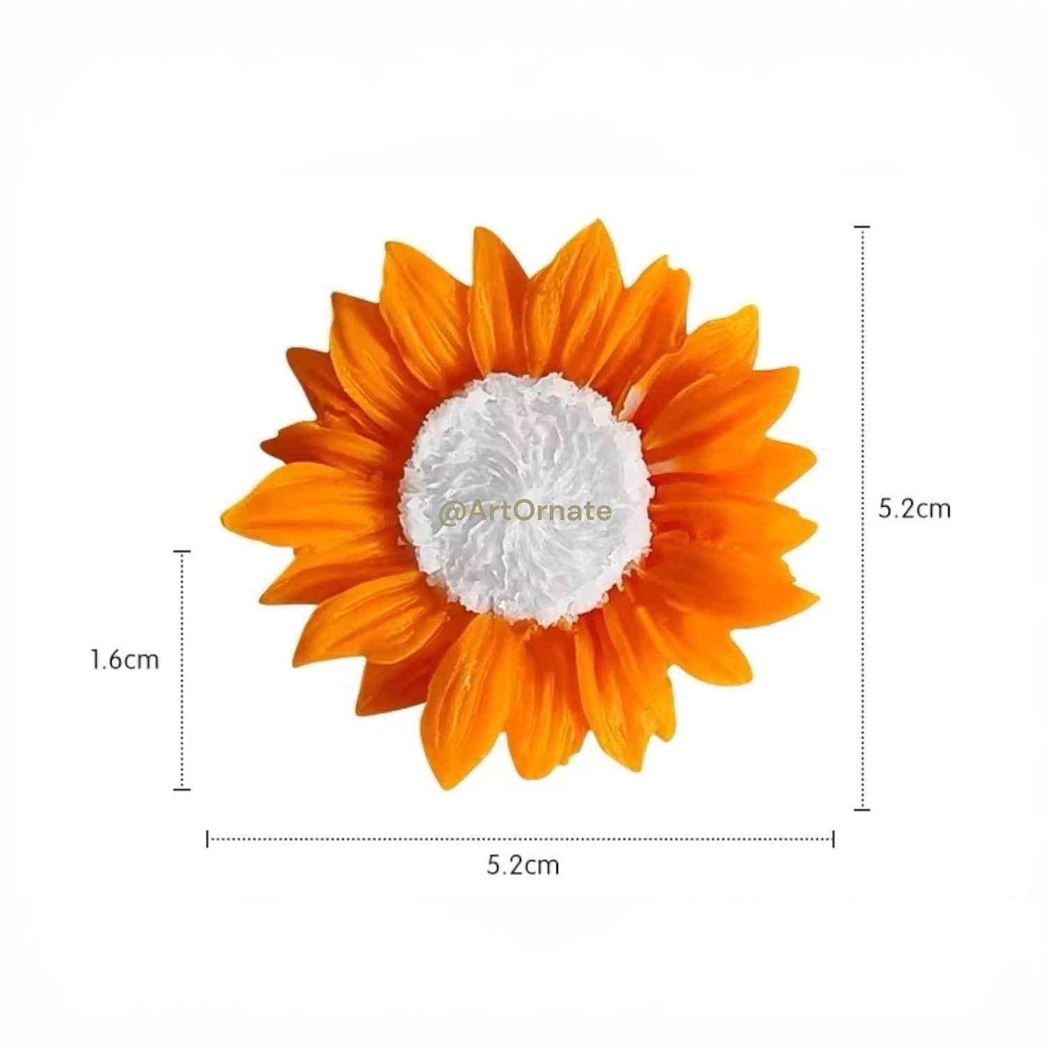 Gerbera Daisy Flower Mould for concrete art and terro art.