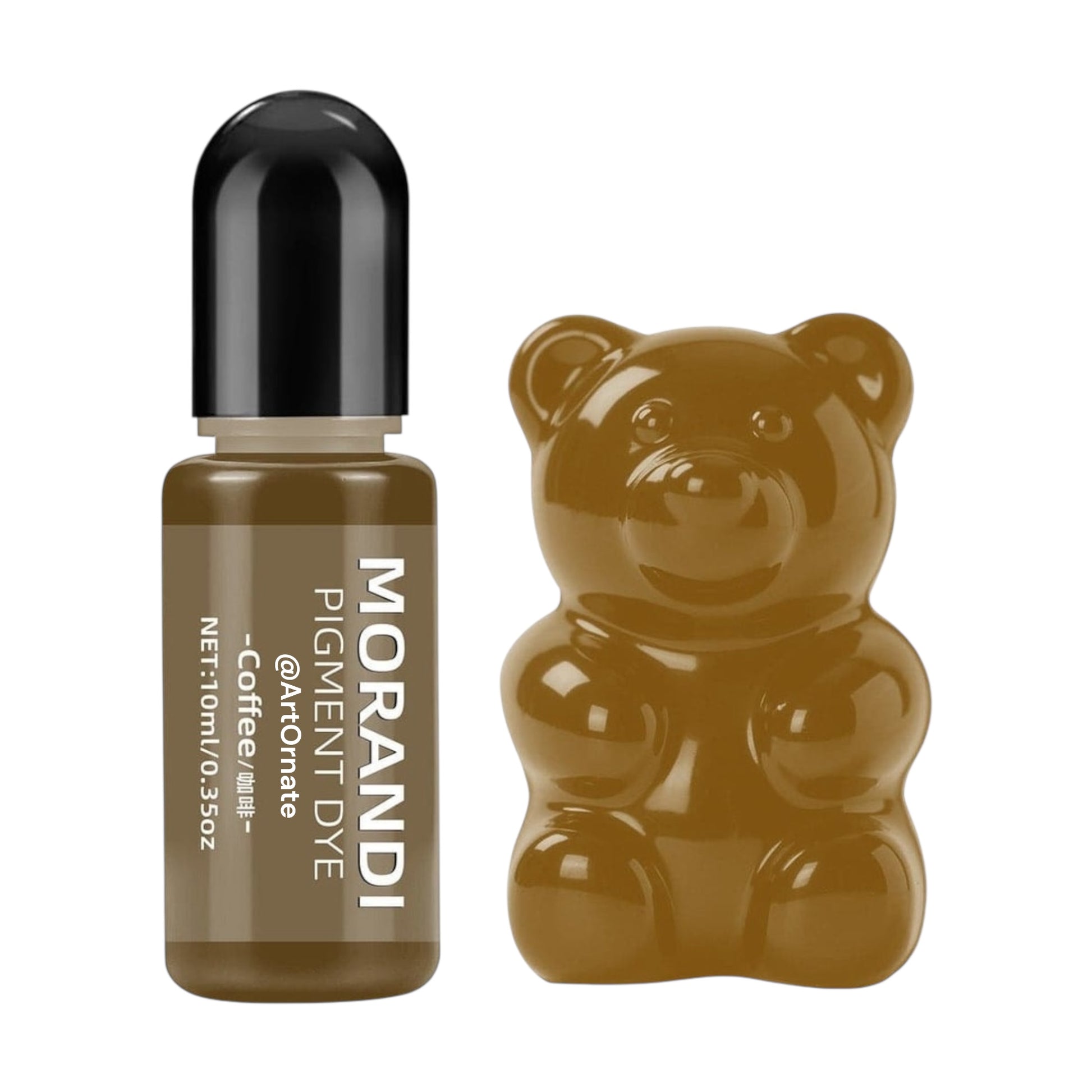 Morandi coffee opaque resin pigment dye for epoxy and UV resin, delivering a rich earthy tone ideal for resin jewellery, trays, coasters, and DIY art projects in India