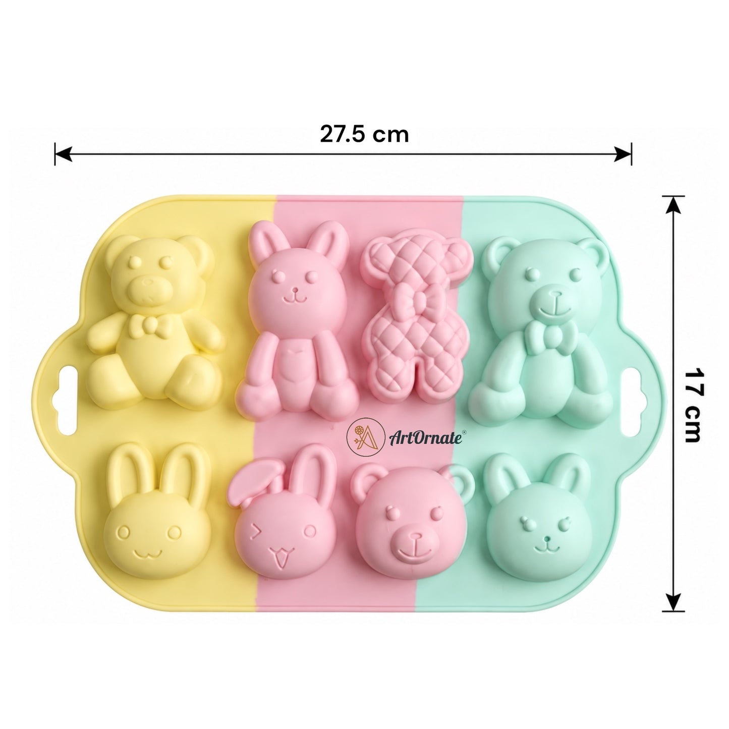 Cute Teddy Silicone Mould