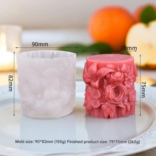 Handmade pillar candle silicone mould used for decorative and bulk candle production, trusted by candle making businesses across India including Jaipur, Surat and Chennai.