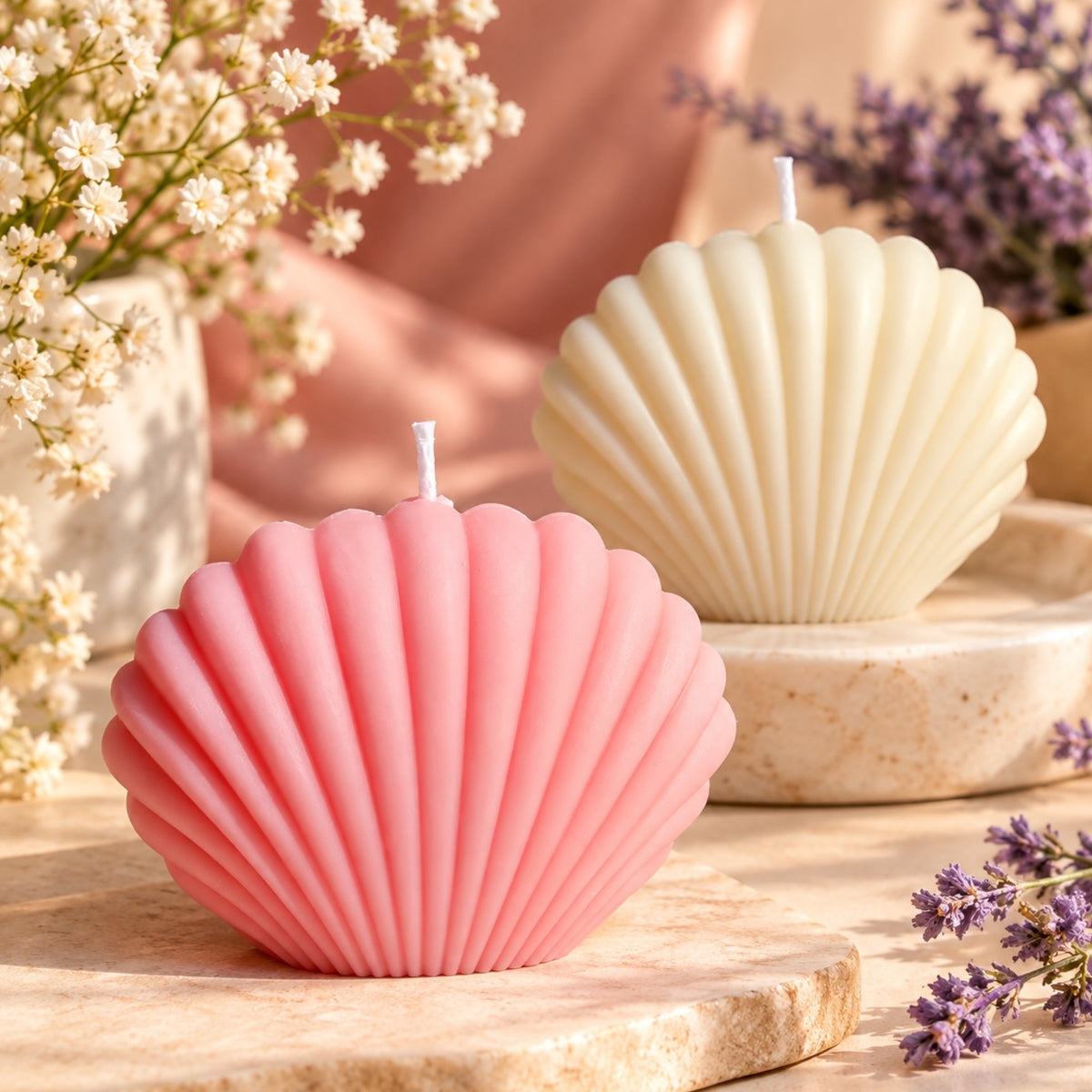 Sea Shell Candle Silicone Mould : Small