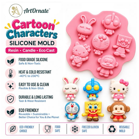 Cartoon Character Silicone Mould