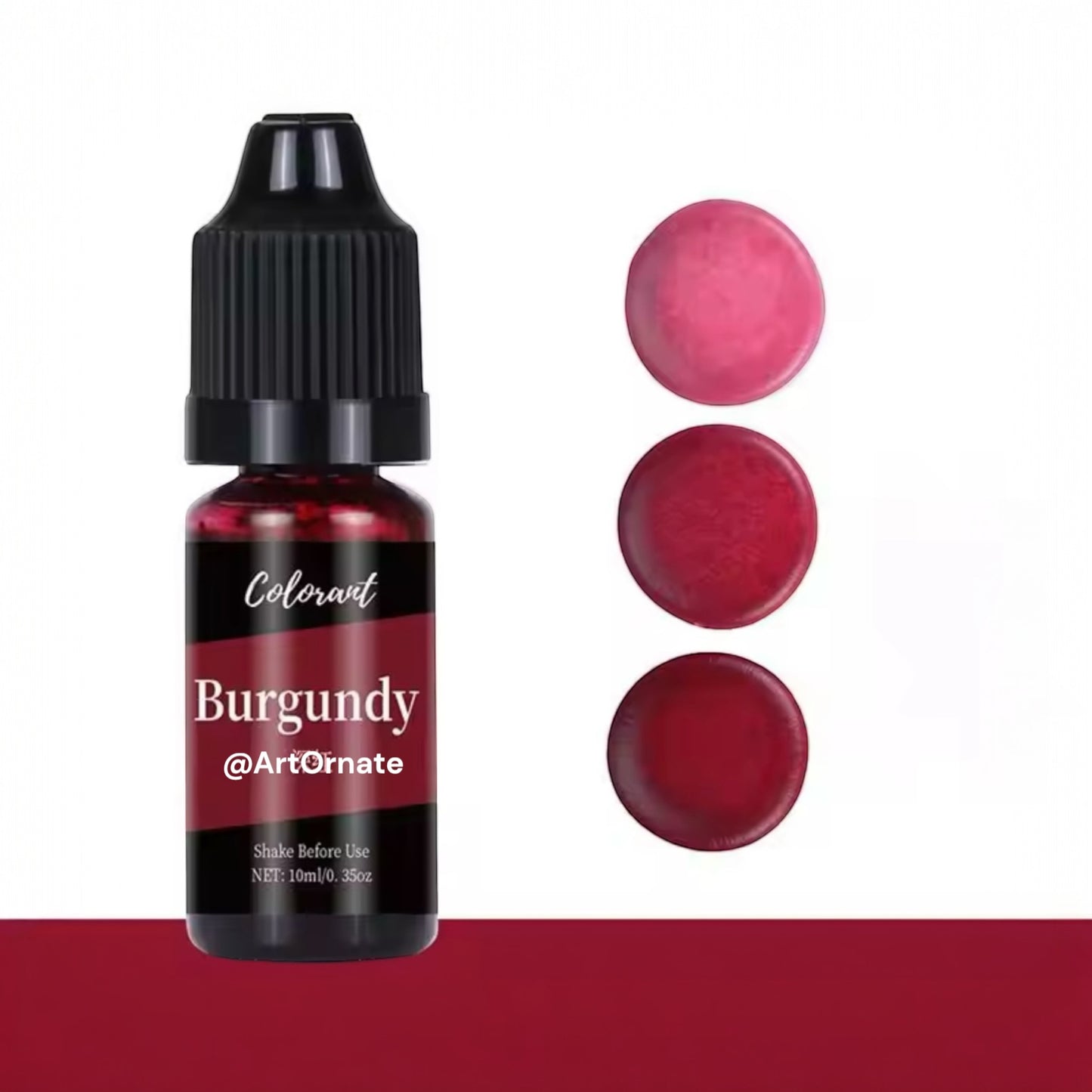 Burgundy Pigment for Candle, Soap & Silicone Mould Crafts – Vibrant & Long-Lasting Colours