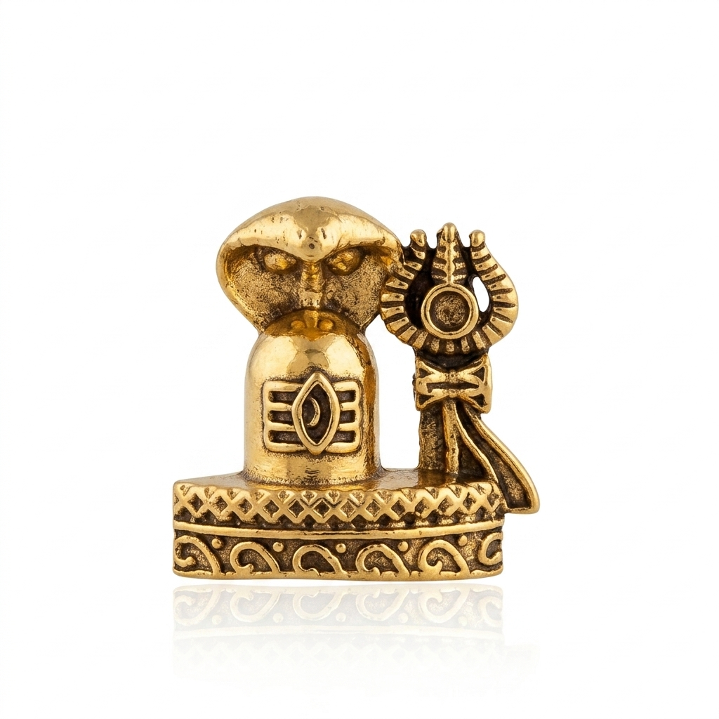 Shiva Linga Metal Charm (MC003)