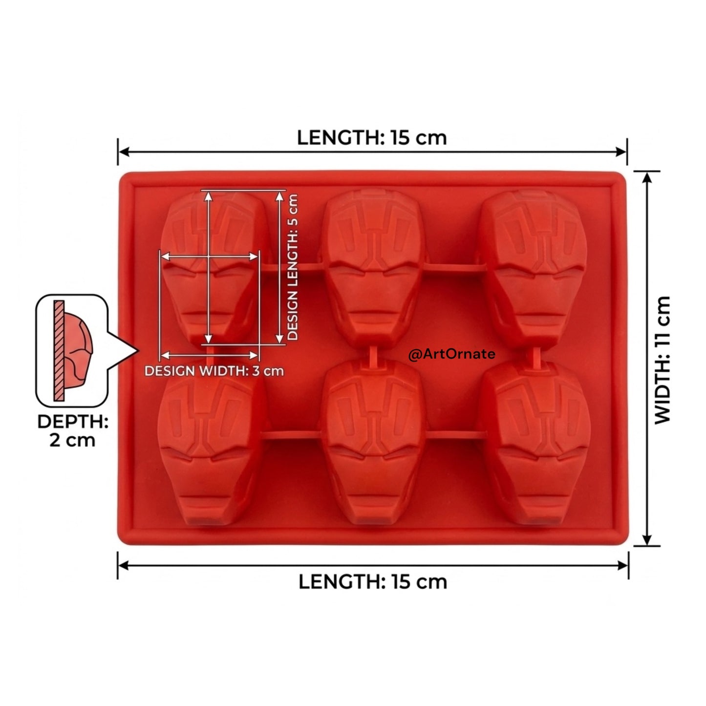 Ironman Silicone Mould