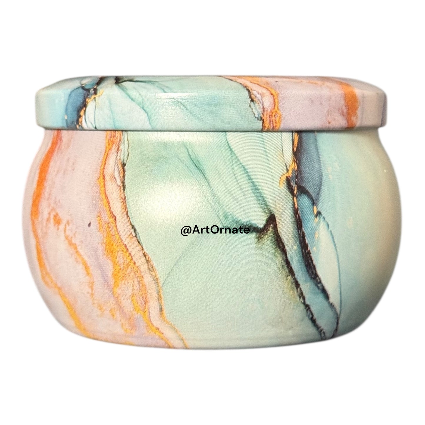 Premium Candle Tin Jar – Durable, Heat-Resistant Metal Containers for Candle Making in India - W