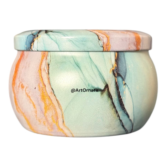 Premium Candle Tin Jar – Durable, Heat-Resistant Metal Containers for Candle Making in India - W