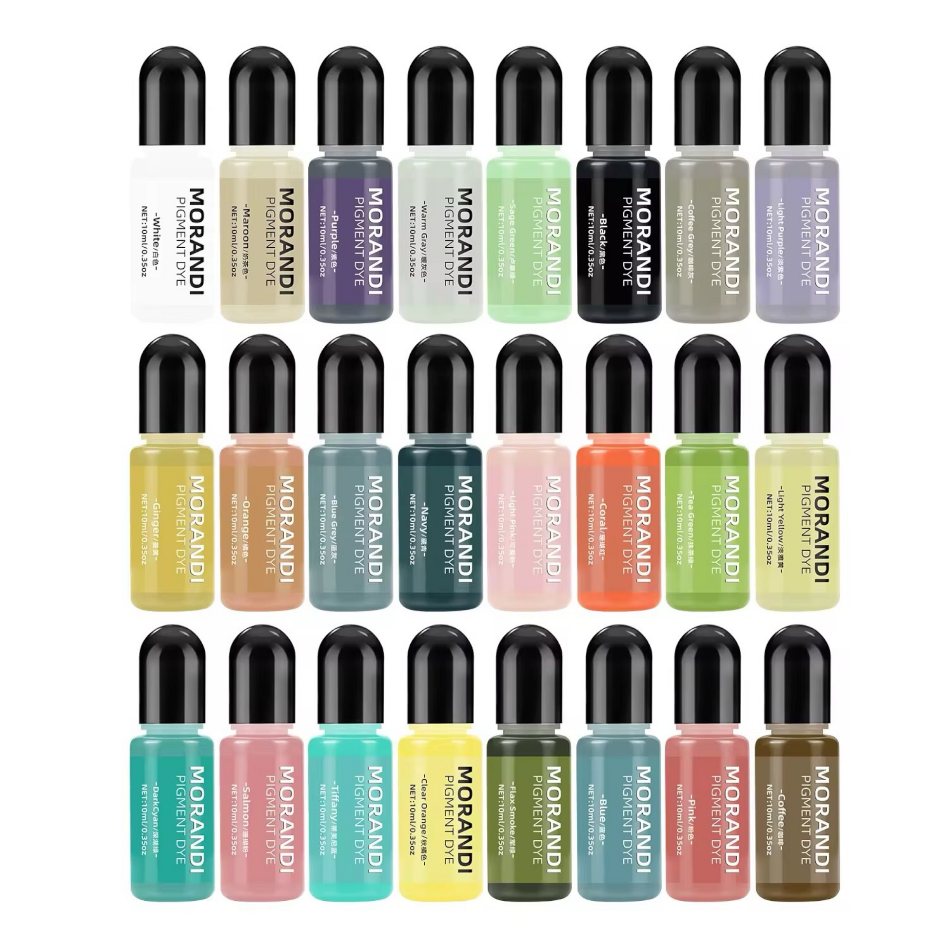 Morandi opaque pigment UV resin dye for resin art India, premium pastel pigment set for epoxy resin jewellery making Ahmedabad Mumbai Delhi artists