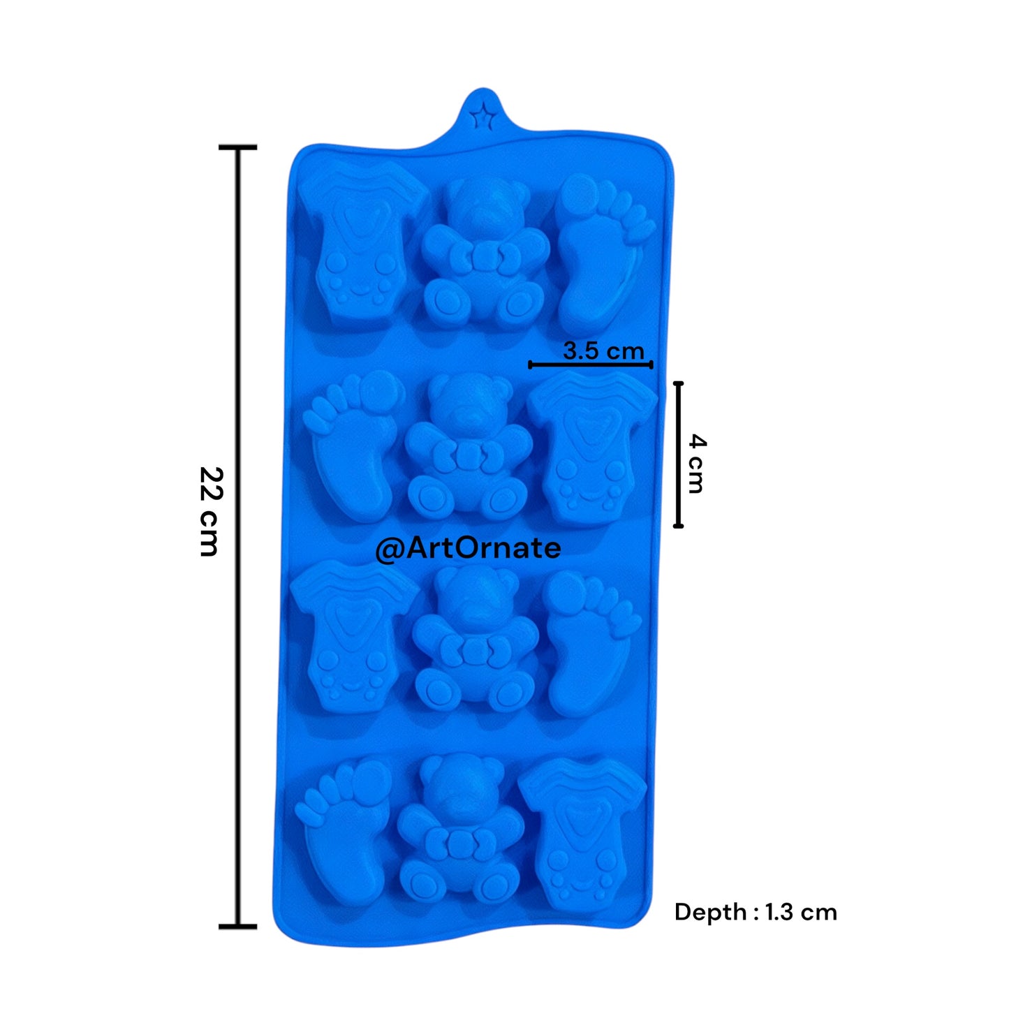 Christmas silicone mould for candle making by ArtOrnate India