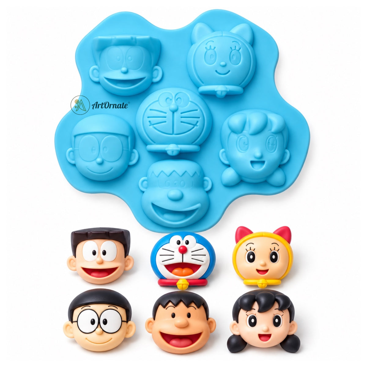 Doraemon Anime Silicone Mould
