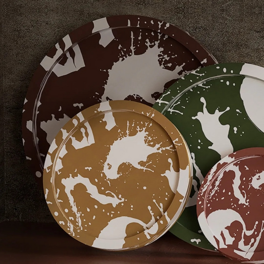 Premium round tray mould for resin art, eco cast resin, concrete art and jesmonite trays, perfect for DIY home decor and gifting projects in India resin artists