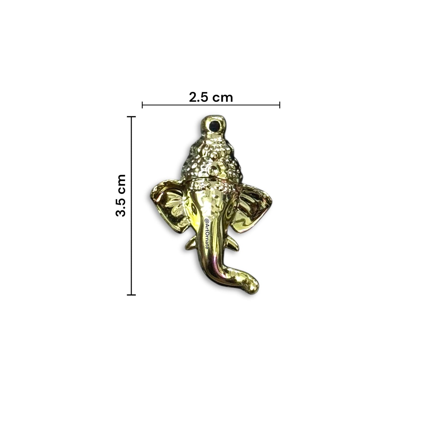 3D Golden Ganeshji
