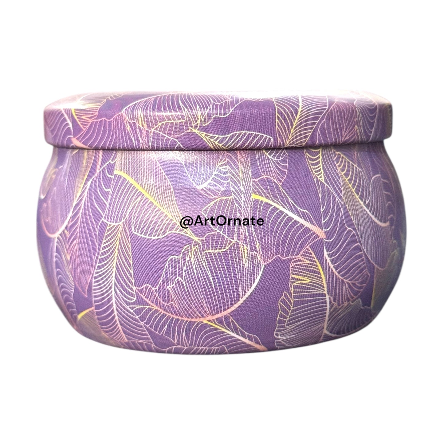 Premium Candle Tin Jar – Durable, Heat-Resistant Metal Containers for Candle Making in India - M