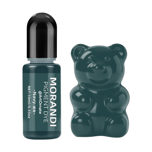 Morandi navy opaque resin pigment dye for epoxy and UV resin, ideal for resin jewellery, coasters, keychains, trays, and DIY resin art projects across India