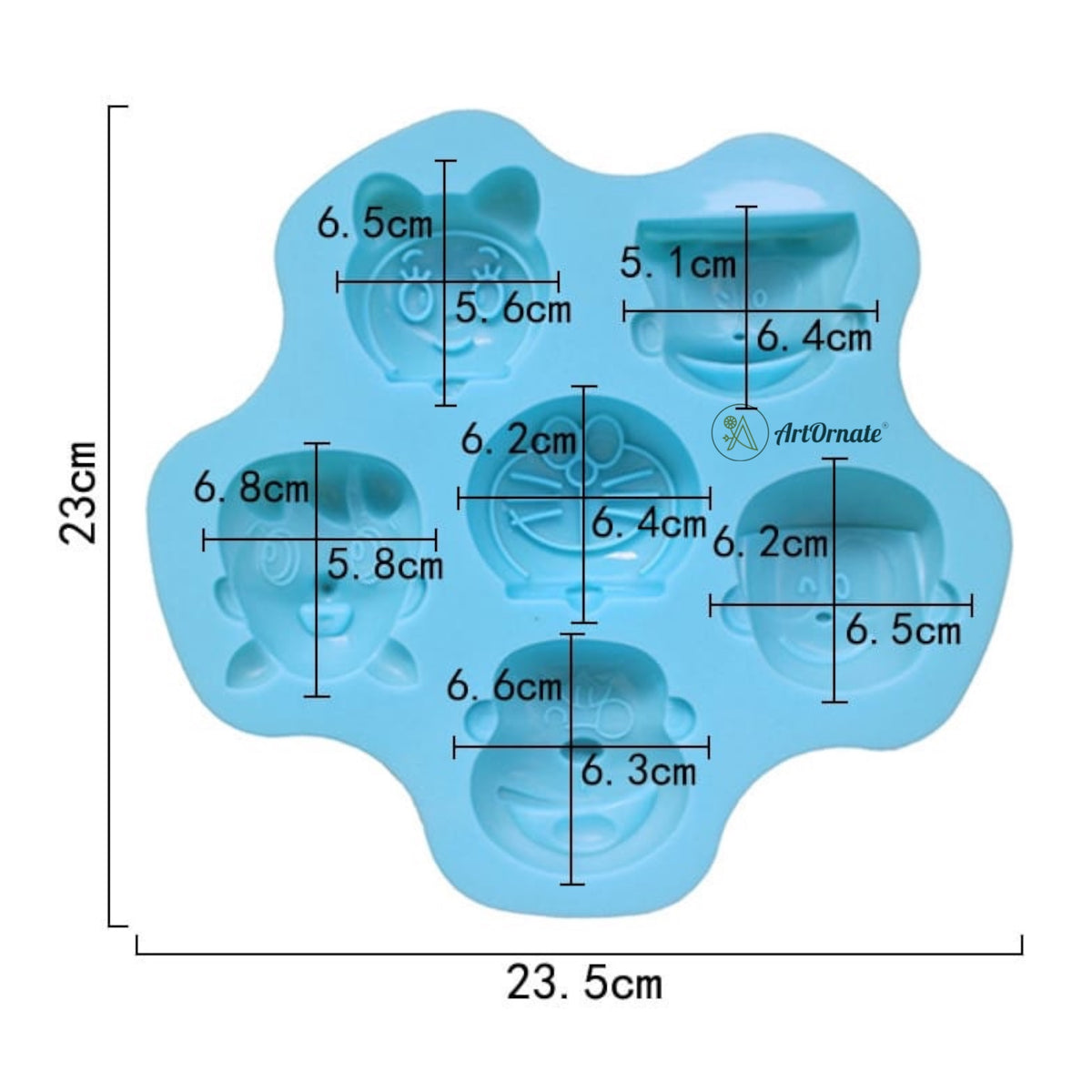 Doraemon Anime Silicone Mould