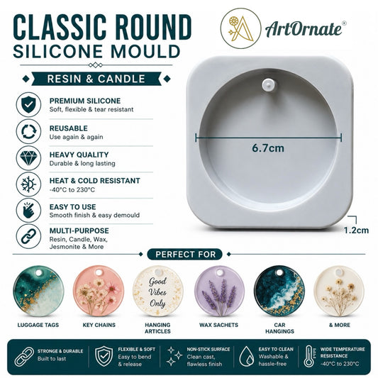 Classic Round Silicone Mould