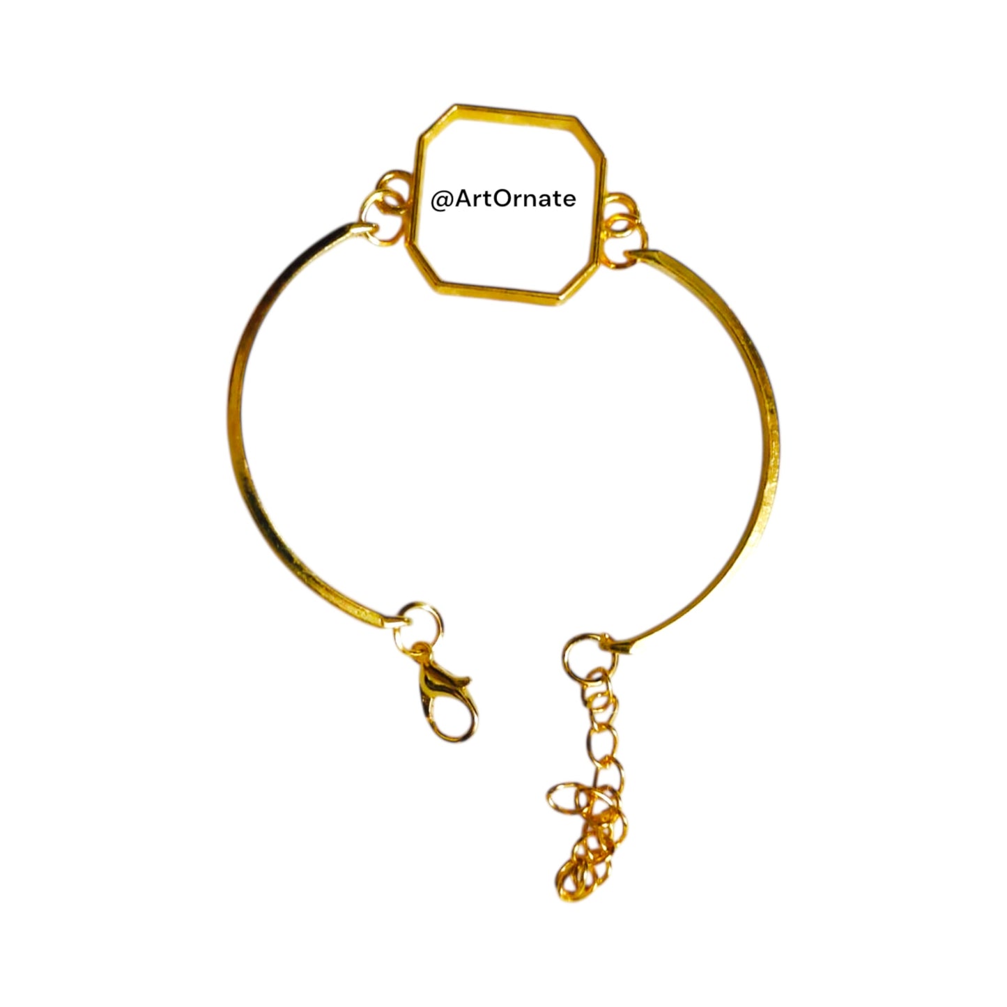 Resin Art Octagon Bracelet