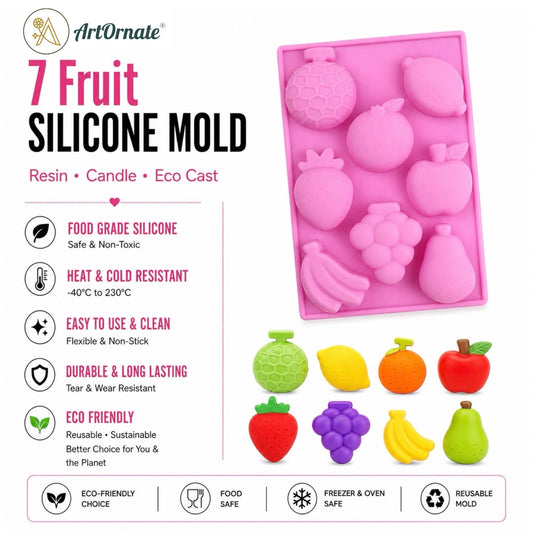 7 Fruit Silicone Mould