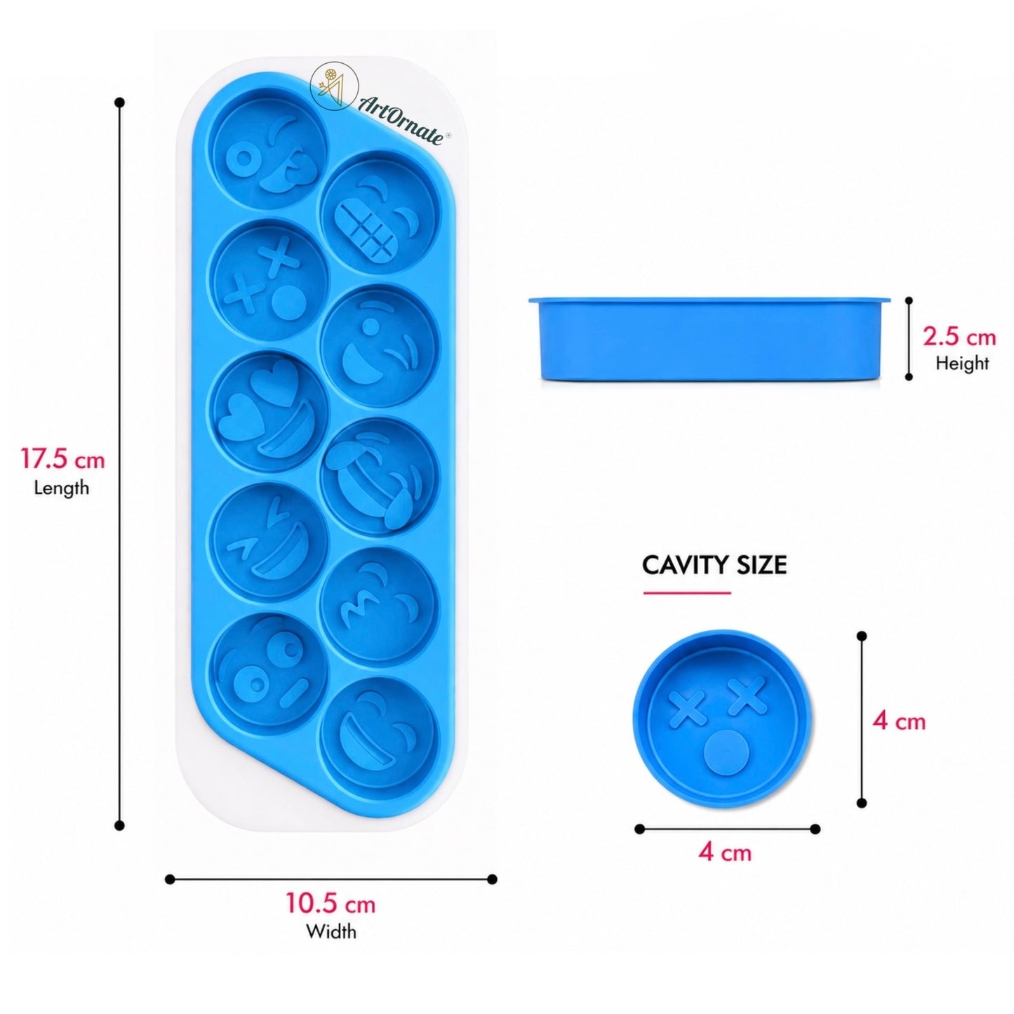 Big Emoji Silicone Mould