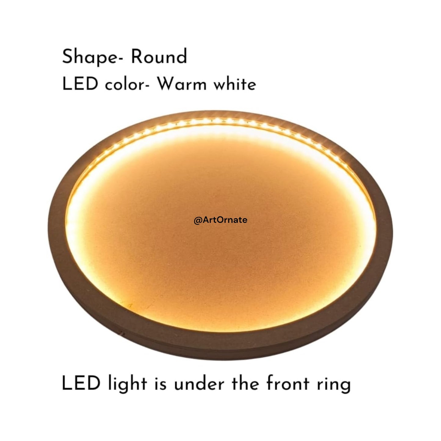 12 Inch LED Moon Frame