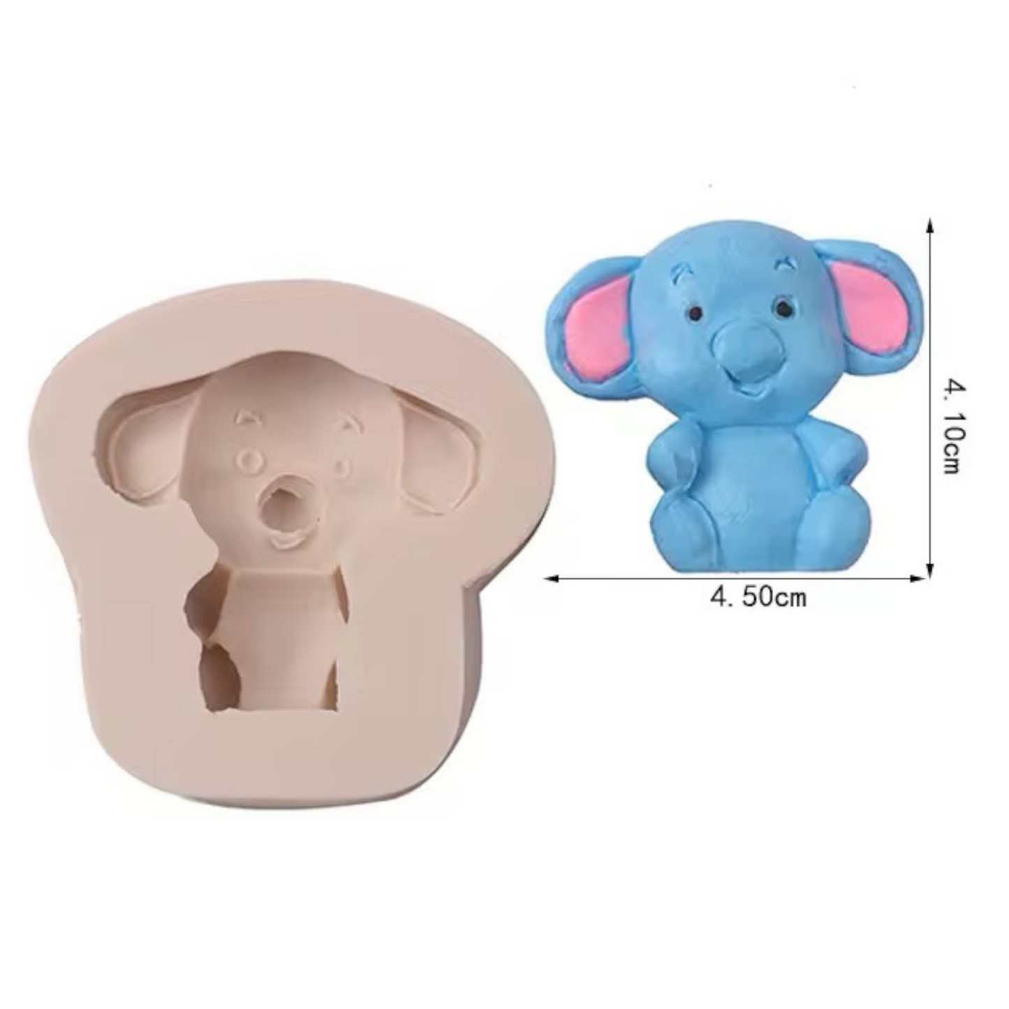 Elephant Animal Silicone Mould (28423)