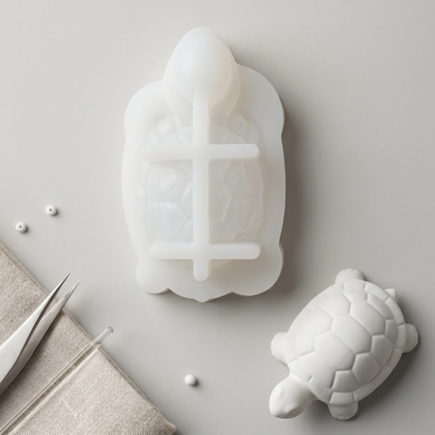 High quality turtle silicone mould for resin casting and candle wax, reusable DIY mould for artists India