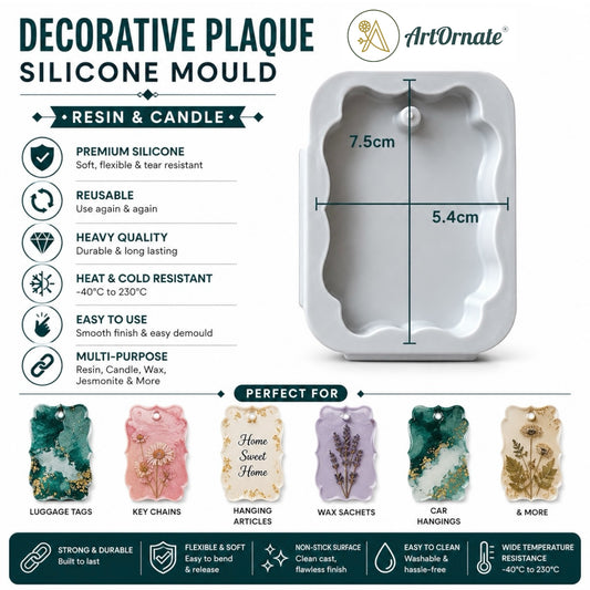Decorative Plaque Silicone Mould