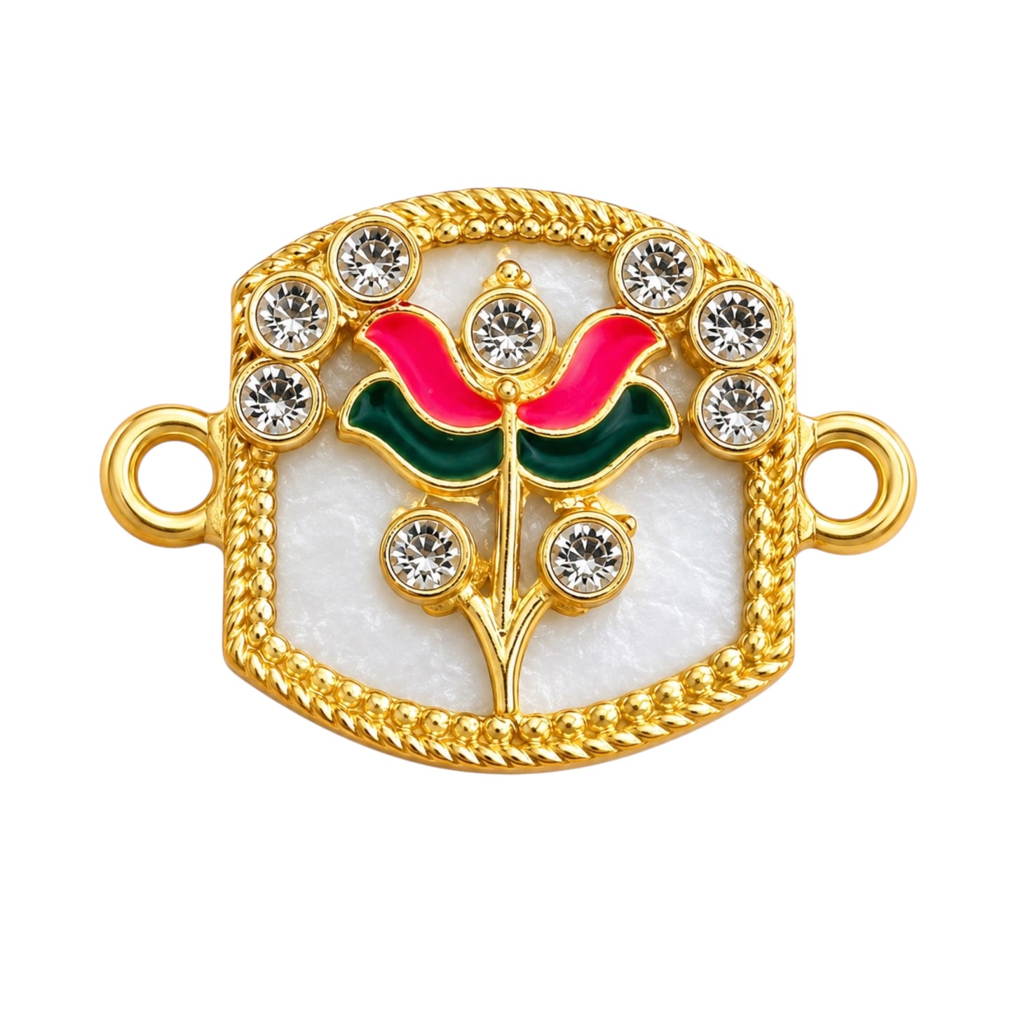 Flower Metal Charm (MC033)