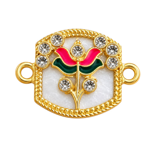 Flower Metal Charm (MC033)