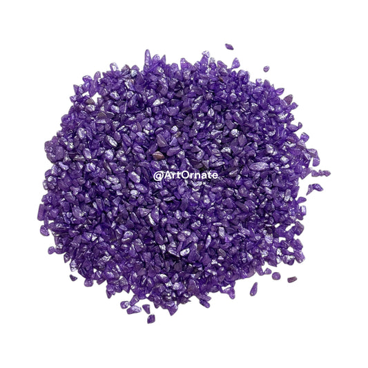 Rich Purple pearl stones for amethyst-style resin geodes and art material supplies