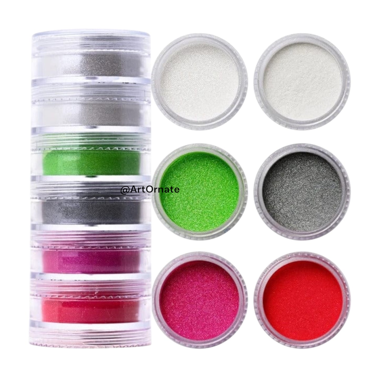 Mica Pigment Set - R