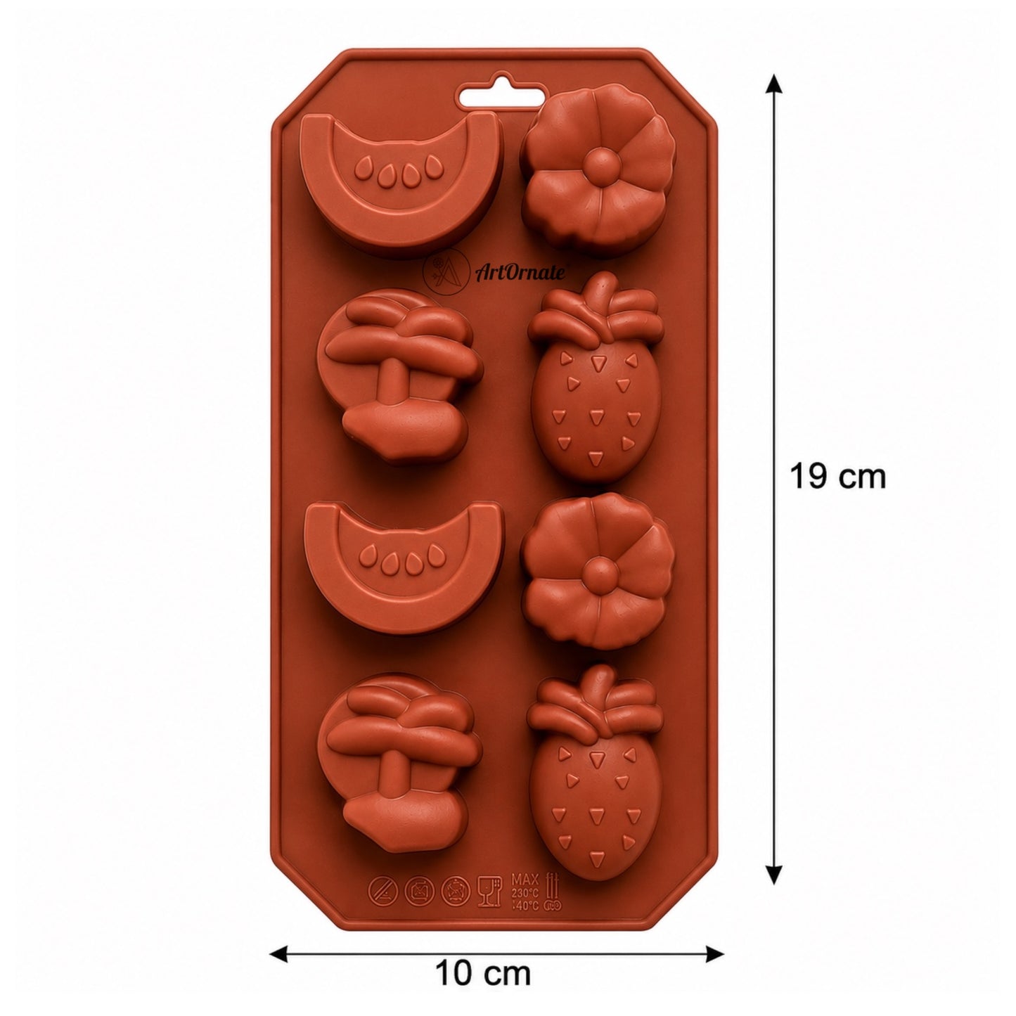 8 Fruit Silicone Mould