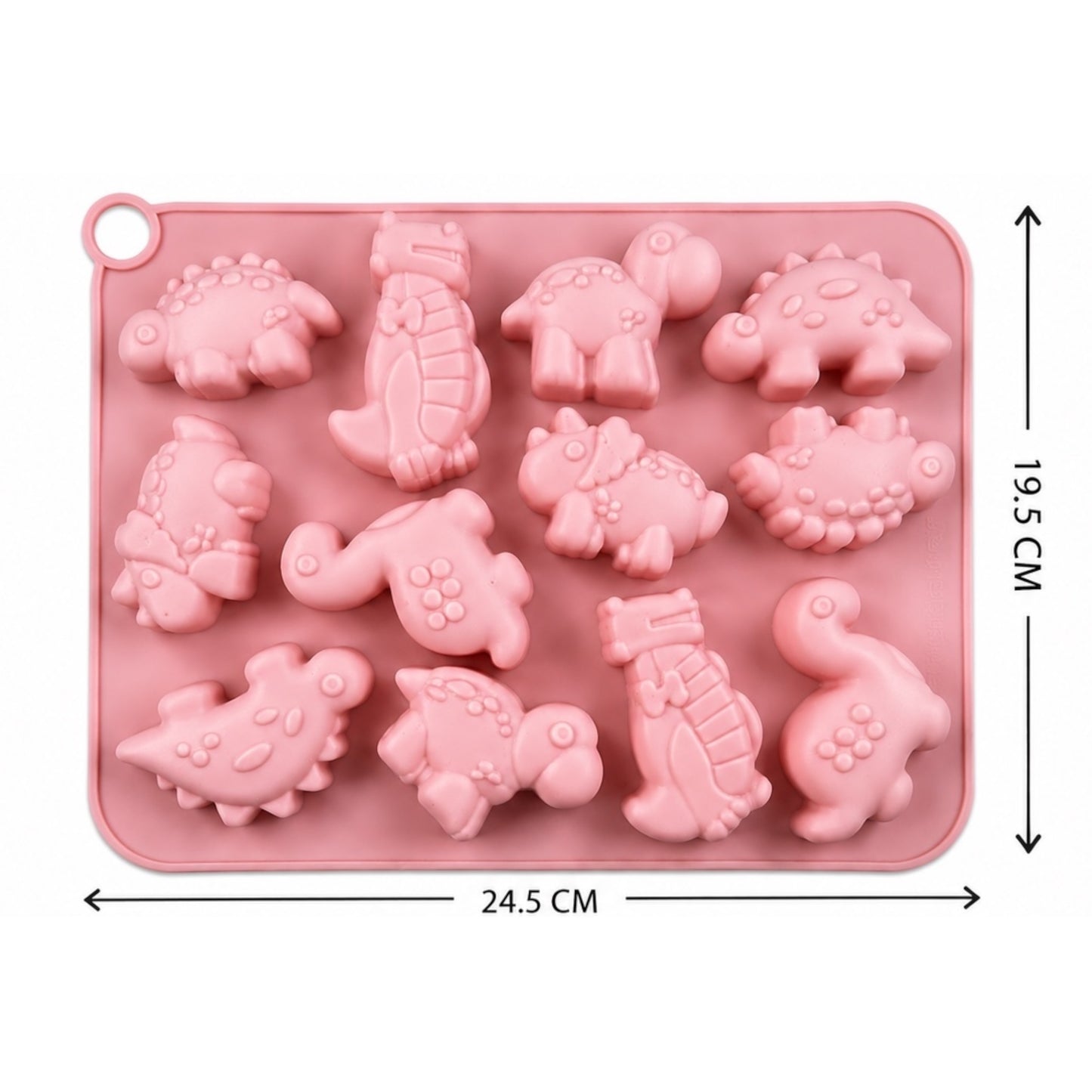 12 Dinosaurs Silicone Mould