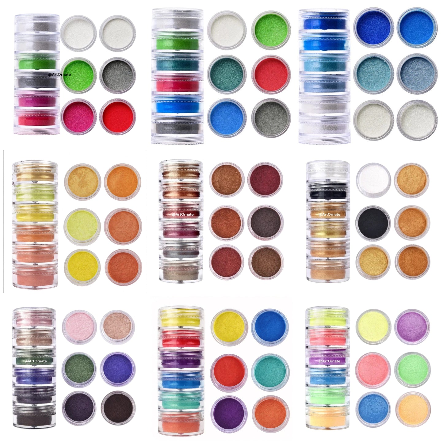 Mica Pigment Set (Random Shades)