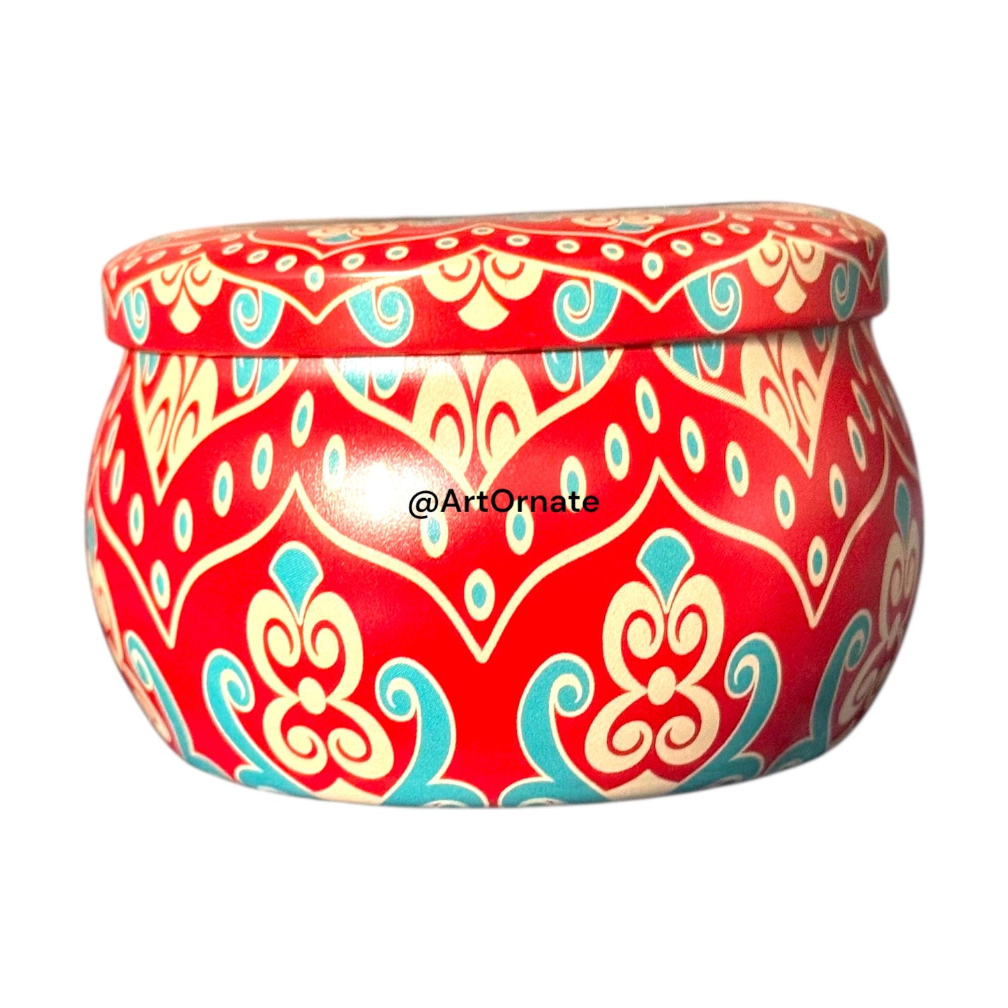 Premium Candle Tin Jar – Durable, Heat-Resistant Metal Containers for Candle Making in India - D
