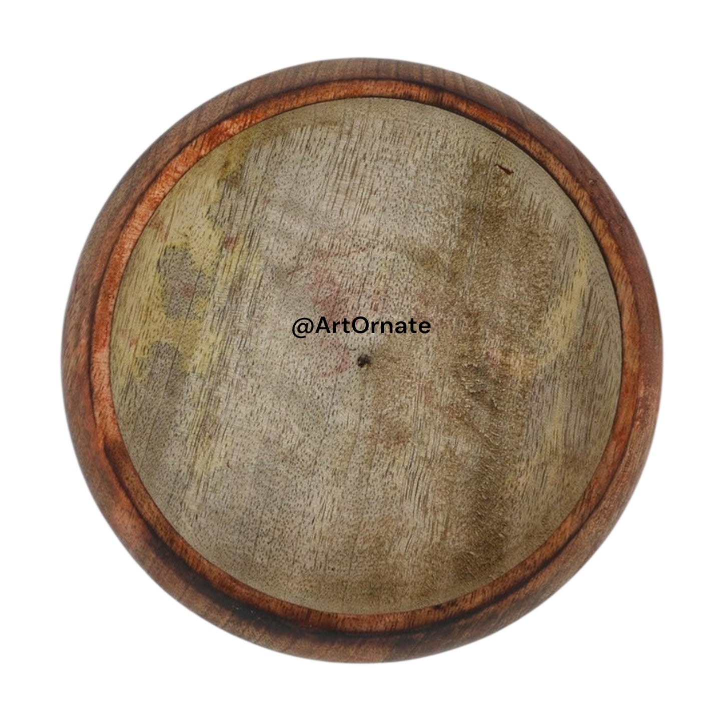 Natural Wooden Candle Bowl- Curved Round – Handmade Rustic Bowl for Pearl sand, Soy, Beeswax & Paraffin Candle Making