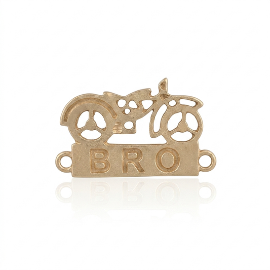 Bike Rakhi Metal Charm (MC017)