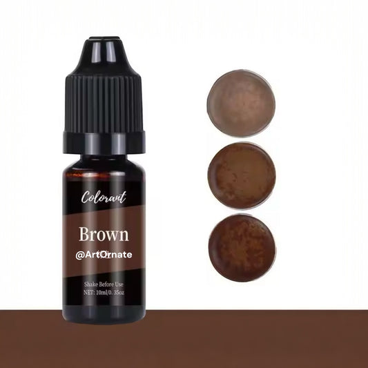 Brown Pigment for Candle, Soap & Silicone Mould Crafts – Vibrant & Long-Lasting Colours
