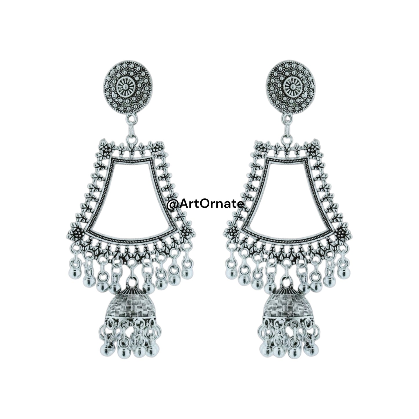 Resin art Jhumka bezel base — perfect for handmade resin earrings by Indian resin artists