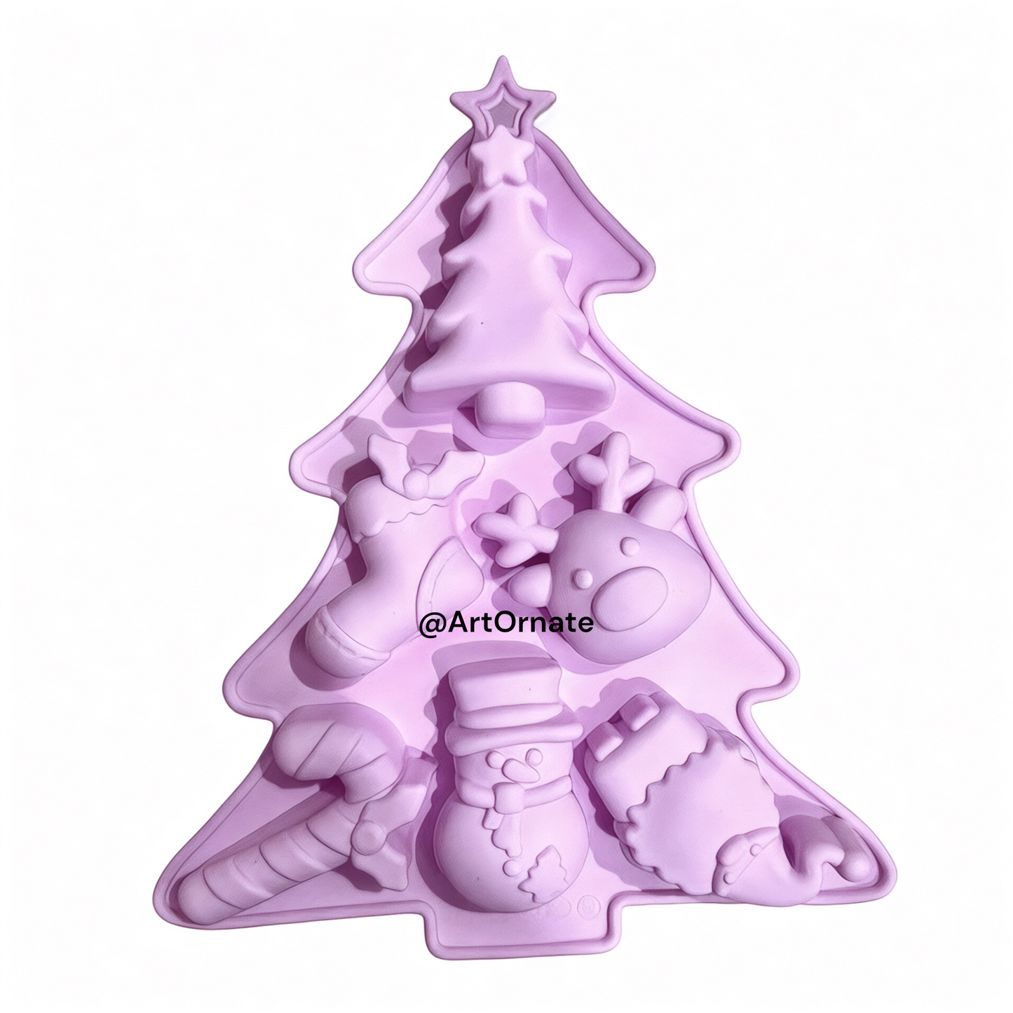 Santa, Christmas Tree and snowflake candle moulds for Christmas decoration – ArtOrnate India