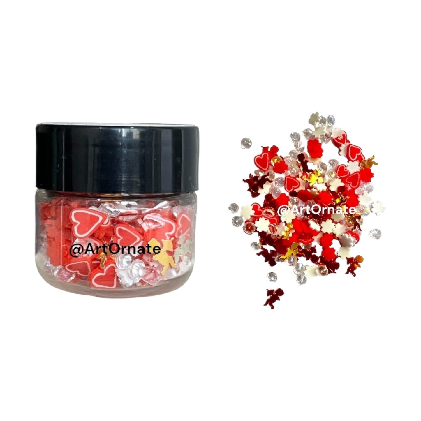 Red Heart Polymer Chips (10gm)