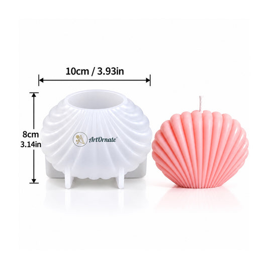 Sea Shell Candle Silicone Mould : Big