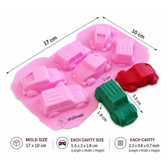 Mini Cars Silicone Mould